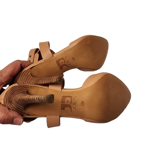 Joe's Jeans Pete Leather Heels Size 6 - Picture 8 of 13